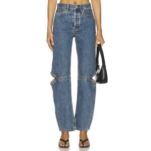 Still Here Cowgirl Class Blue Jeans